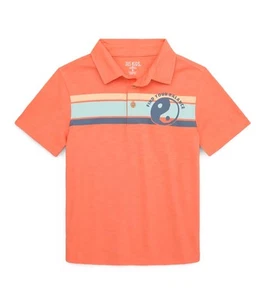 365 Kids From Garanimals Boys Short Sleeve Graphic Polo Shirt Size 6 New - Picture 1 of 3