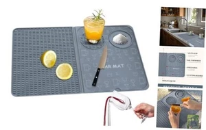 Bar Mat for Countertop Bartending Home Bar Accessories Camping Outdoor - Picture 1 of 7