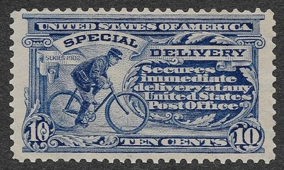 MMK Filatelia: US Scott #E6 MH Sello Entrega Especial 10c Ultramarino SCV $225 Foto 1 de 2