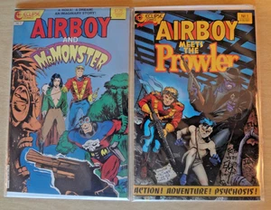 AIRBOY AND MR. MONSTER #1 ✈️ AIRBOY MEETS THE PROWLER #1 ✈️ (VF) 1987 Eclipse - Bild 1 von 3