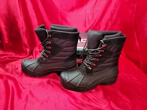 Totes wasserdichte Herrenstiefel STEINSCHWARZ Größe 10 MED - Bild 1 von 10
