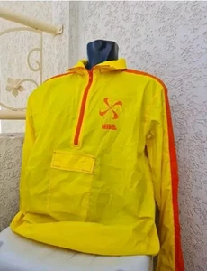 Giacca a vento VINTAGE Nike etichetta girandola taglia M giacca giallo arancione - Foto 1 di 10