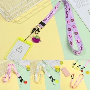 Rope Cute Fruit Lanyard Lariat Lanyard Keychain Wrist Rope Phone Strap Lanyard - Photo 1 sur 25