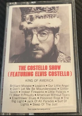 Elvis Costello King Of America The Costello Show Cassette RARE 1980s Folk TESTED - Image 1 of 4