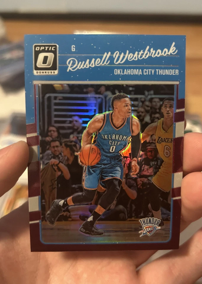 2016-17 Donruss Optic Purple #145 Russell Westbrook Los Angeles Clippers - Image 1 of 2