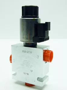 CAT 352-2735 Ventil Hydac 560920 Verteiler 3012599 24 VDC Magnetventil - Bild 1 von 6