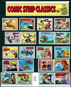 US Scott # 3000 a-t Comic Strips Classic 1995 Set of 20 Singles Mint NH - Picture 1 of 1
