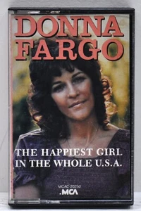 DONNA FARGO "The Happiest Girl In the Whole U,S,A," 1985 Cassette MCAC-20250 - Picture 1 of 4