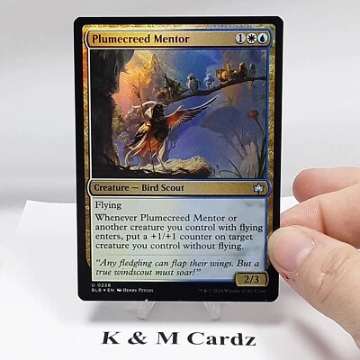 MTG - Bloomburrow - Plumecreed Mentor - Foil - #0228 - Near Mint - Image 1 of 3