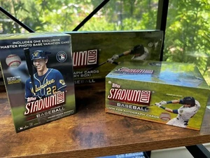 2021 Topps Stadium Club Baseball Hobby, Blaster and Display Box Factory Sealed - Bild 1 von 5