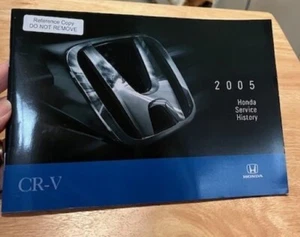 OEM HONDA 2005 CRV SERVICE HISTORY MANUAL - Picture 1 of 1