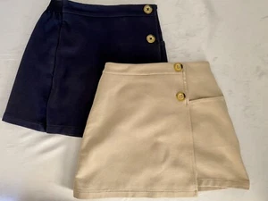 French Toast Uniforms Girls Double Button Scooter 2-pack Size 7/8 - Picture 1 of 7