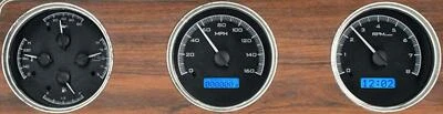Dakota Digital 70-72 Oldsmobile Cutlass Analog Gauges Black Blue VHX-70O-CUT-K-B - Image 1 of 4