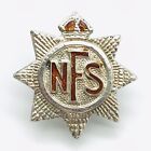 Ww2 C1940s Home Front National Fire Service Nfs Silver Sweetheart Lapel Badge