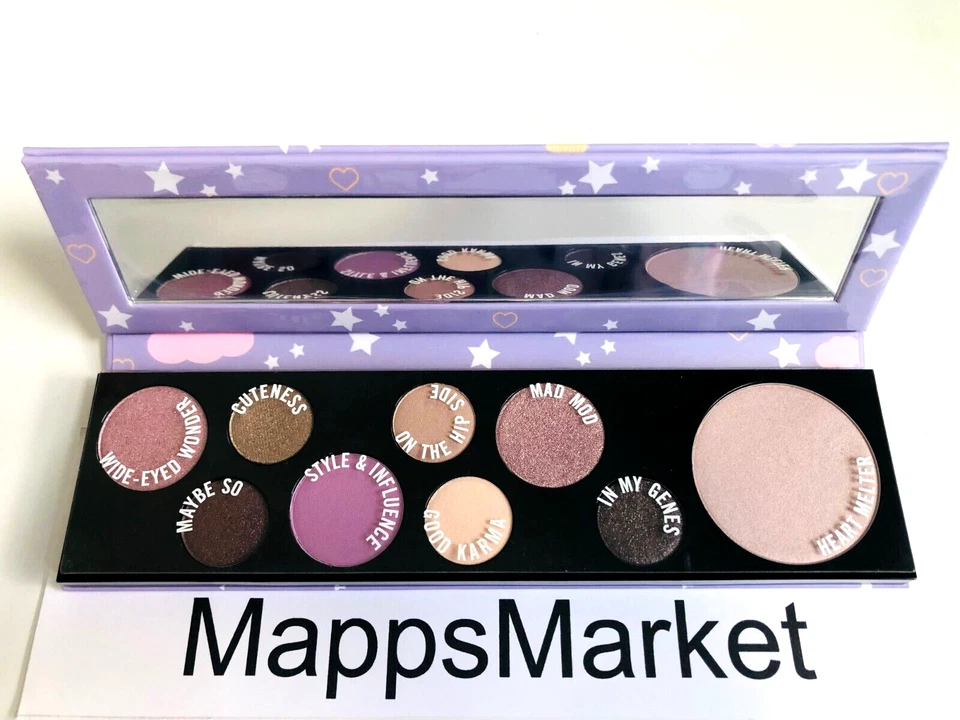 Mac Classic Cutie 9 Shade Eyeshadow Palette Lilacs Purples