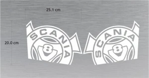 Calcomanía/pegatina para ventana Scania V8 - Imagen 1 de 2