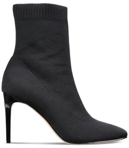 INC International Concepts Socken Stiefeletten 9,5 schwarz Stilettoabsatz zum Überziehen - Bild 1 von 10