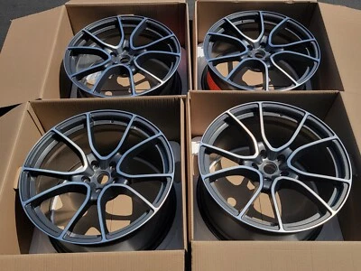 NEW 20" Ferrari 488 F8 GTB Spider forged OZ  70003879 diamond OEM factory wheels - Image 1 of 4