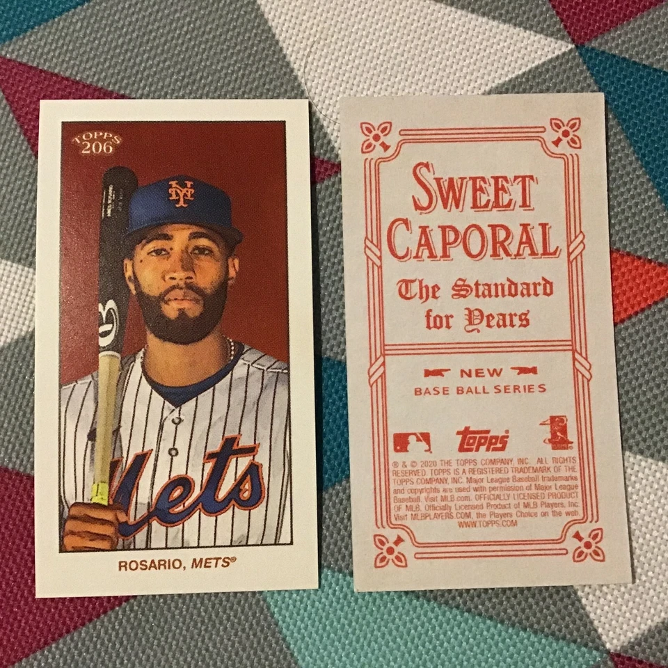  AMED ROSARIO Mets SP 2020 Topps 206 T206 Series 1 Sweet Caporal Back - Image 1 of 1