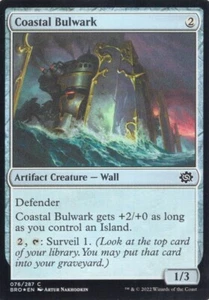 COASTAL BULWARK 076/287 FOIL THE BROTHERS' WAR MTG MAGIC NM - Picture 1 of 1