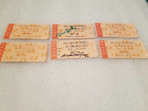 2004 Miami Hurricanes Baseball Ticket Stub Lot Of 6 - Picture 1 of 2