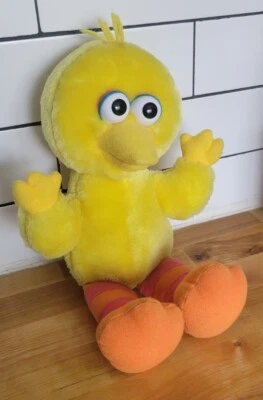 Big Bird Peluche Tyco Tickle Me Laugh Shake 12.5” 1996 Riggle Juguete Preescolar Sésamo Foto 1 de 4