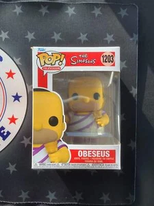 Obeseus Funko Pop The Simpsons 1203 w/ Protector - Picture 1 of 6
