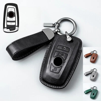Genuine Leather Car Key Case Cover For BMW M2 M3 M4 M5 M6 1 2 3 4 5 6 7 X3 X4 Foto 1 de 4
