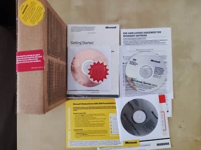 Microsoft Windows Server 2003 Enterprise 64Bit x64 ENw/ES IT FR  CD 1-8CPU 25Clt - Imagen 1 de 2