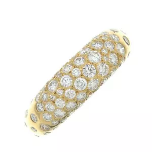 18 Karat Gold & Diamant gebraucht Chaumet Grains De Kaviar Ring Box & Papiere - Bild 1 von 7