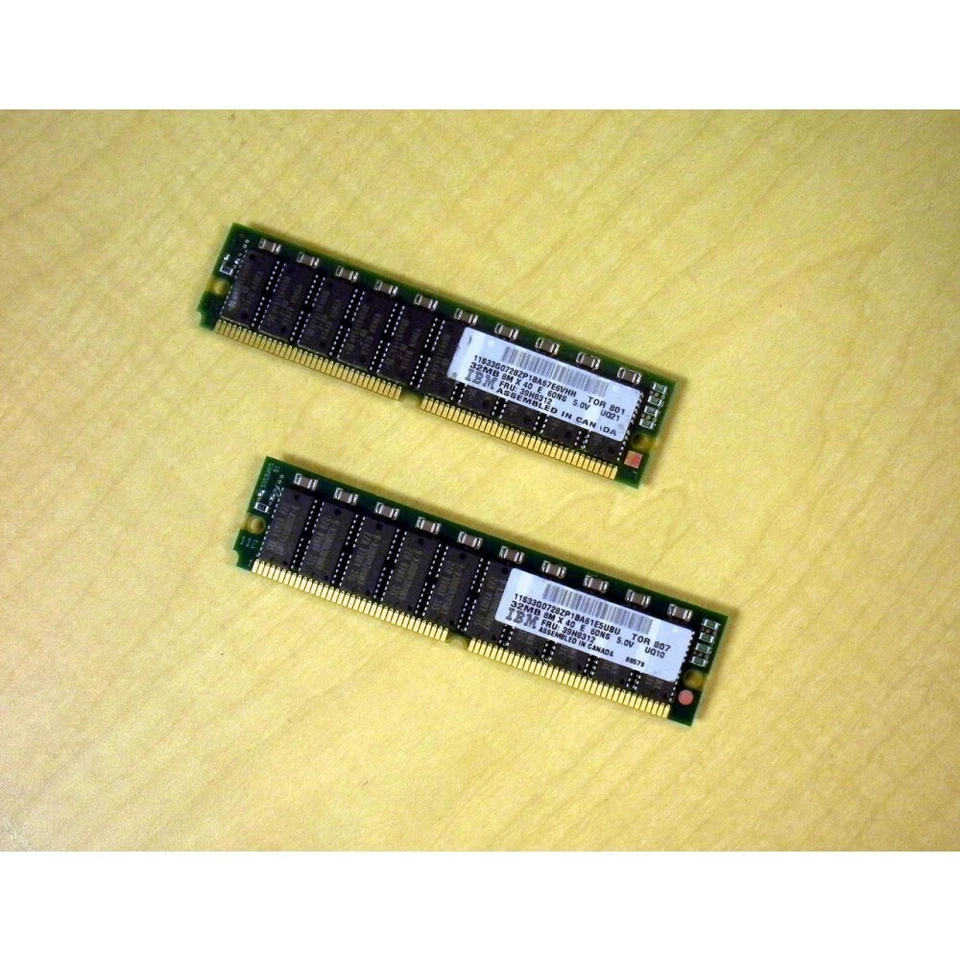 IBM 3110-9402 64MB (2x 32MB) Main Storage Memory Kit 46G0296 39H8312 - Image 1 of 4