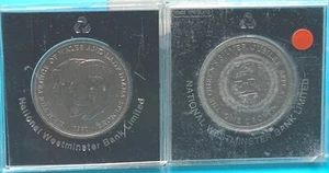 Pair Of British Commerative Crowns, Silver Jubilee 1977 And Royal Wedding 1981 - Picture 1 of 3