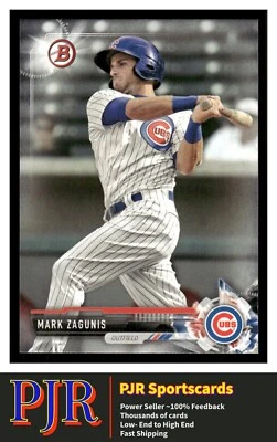 2017 Bowman #BP131 Mark Zagunis Chicago Cubs Prospects EXTRA 35% OFF 4+ - Image 1 of 2