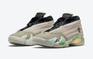 NEU Damen Air Jordan 14 Retro x Aleali May 'Fortune' Größe 7,5 B Qualität - Bild 1 von 11