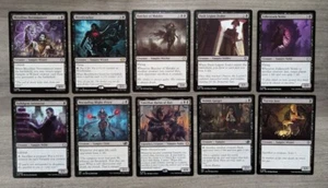 MTG Magic Set of 10 Black Vampire Creature Cards EDH Commander Includes Rare + - Picture 1 of 1