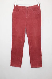 Pantalones de pana marrón rojizo pierna recta Talbots Heritage 8 (medidas 30x29) nuevos sin etiquetas - Imagen 1 de 6