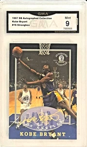 1997 SB Autographed Collection #16 Kobe Bryant GMA 9 - Picture 1 of 2