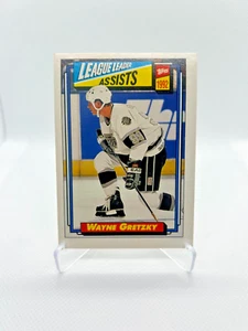 Wayne Gretzky - 1992-93 Topps #123 League Leaders - Los Angeles Kings - Picture 1 of 2