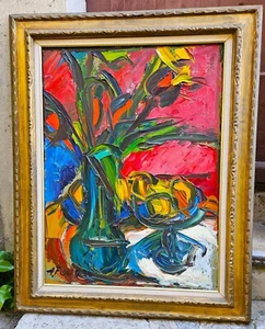 Fleurs et fruits par Antoine FERRARI 1910-1995 - Imagen 1 de 14
