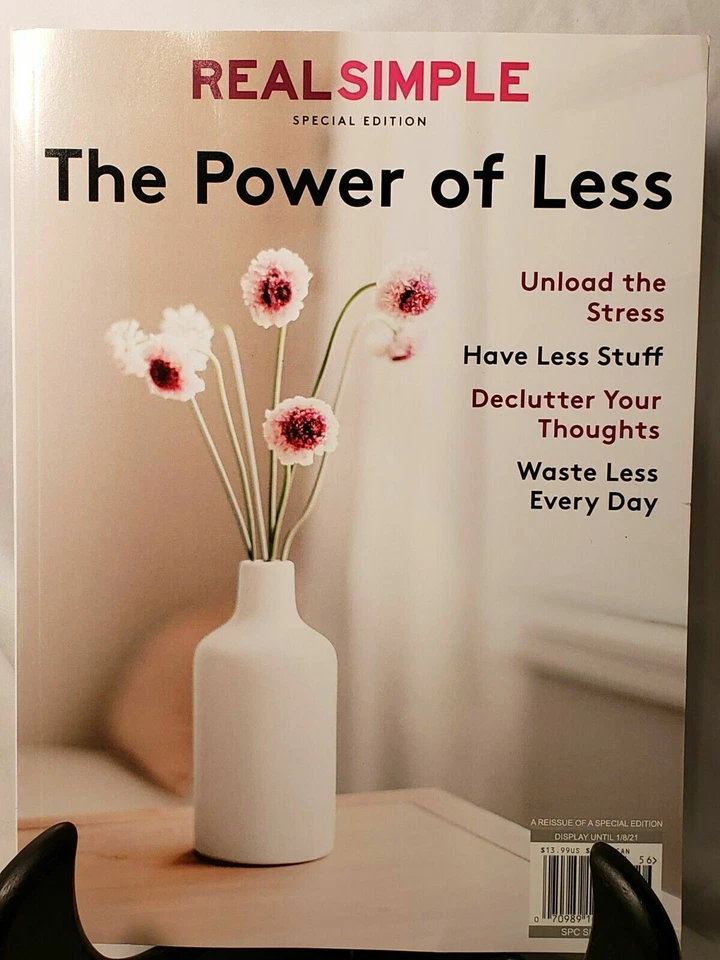Real Simple (Special) "THE POWER OF LESS" Magazine ~Unload Stress ~Declutter - Image 1 of 1