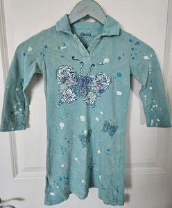NEW Grail Kids Girls Polo Long Sleeve Dress Size 6 - Picture 1 of 1