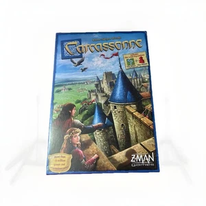 Z-Man Games Carcassonne Board Game with River and Abbot Expansions New Sealed - Picture 1 of 4