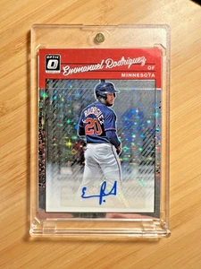 2023 Donruss Optic Retro '90 Signature Star Rubies Emmanuel Rodriguez Auto /15 - Picture 1 of 3