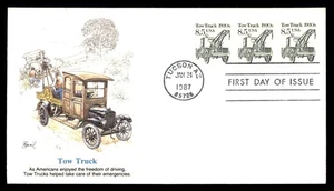 Mayfairstamps US FDC 1987 Tow Truck 1920s First Day Cover aau_41175 - Picture 1 of 2