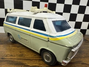 Vintage GLOCKENANLAGE TELEFON Lieferwagen Spielzeug Bank Western Stamping Corp mit Stopper  - Bild 1 von 11