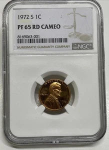 1972-S Lincoln Memorial Cent / Penny 1c NGC PF 65 RD Proof Red - Picture 1 of 5