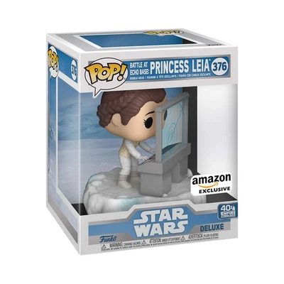 Funko Pop! Deluxe Star Wars-Leia - Amazon Exclusive - Collectable Vinyl Figure - - Immagine 1 di 4