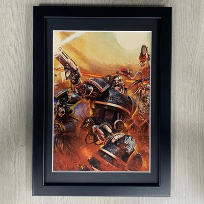 Art Encadré Raven Guard Space Marines Adeptus Astartes Warhammer 40K 40,000 - Photo 1/4
