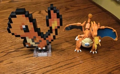 MEGA Construx Pokemon Charizard Coleccionista Figura Construible No También Mega Pixel  Foto 1 de 4