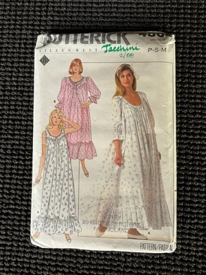 Vestido de noche vintage Butterick 4864 Misses bata patrón de costura talla 6-14 SIN CORTAR Foto 1 de 2